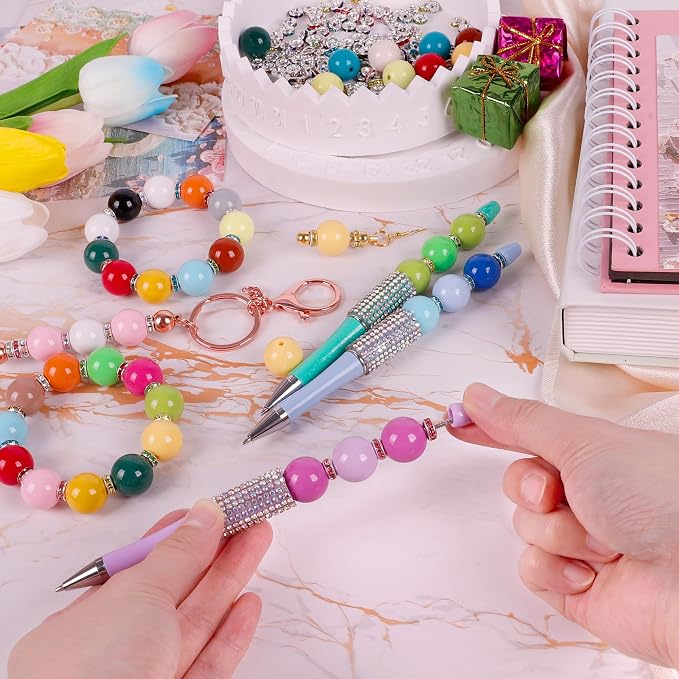 250 Pcs Beads for Pens - 16mm Focal Beads for Beadable Pens - Image 3