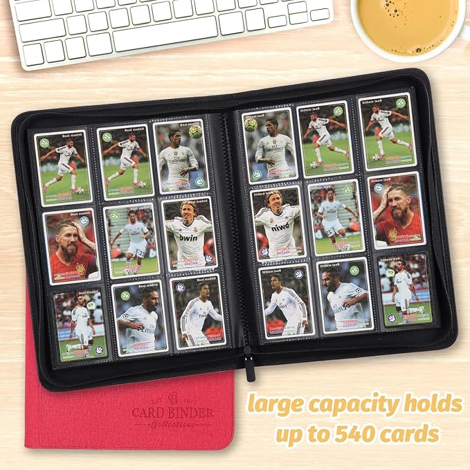 Trading Card Binder, Card Collection Binder Album Folder - Image 4