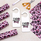 Tintnut Leopard Permanent Vinyl 8 Pcs 12x10in Pink Spots Adhesive Vinyl | - Image 7