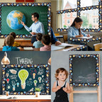 69 Ft Outer Space Border, Galaxy Space Scalloped Trim ，Night Sky Classroom - Image 6