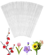 100 PCS FIVEIZERO 26 Gauge White Floral Wire Stems by FIVEIZERO