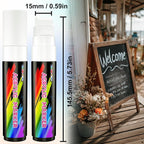 FansArriche Jumbo Poster Markers, 3 White 15mm Acrylic Paint Markers | - Image 3