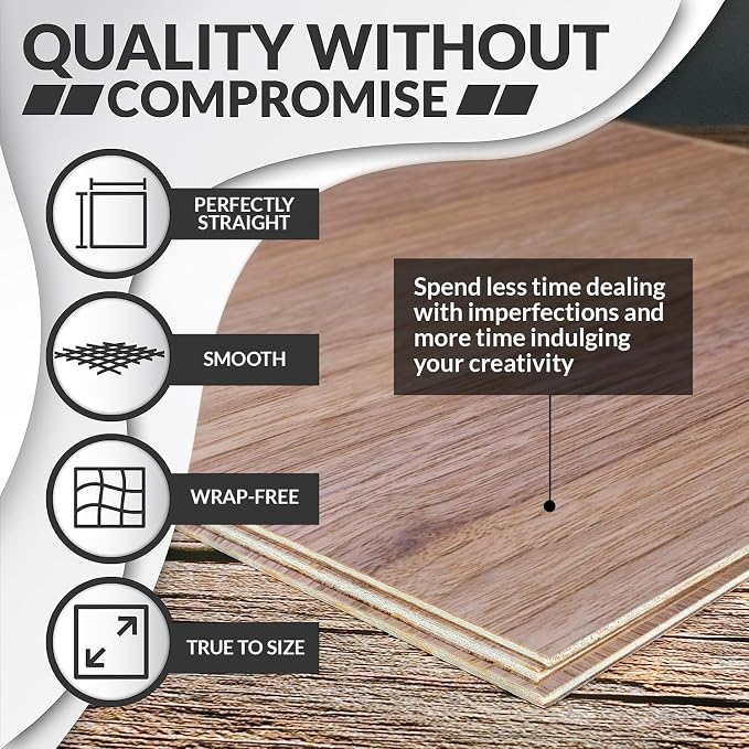 Walnut Plywood Sheets for Crafts 1/8 inch, 3mm Plywood Sheet for Laser Cutting - Image 6