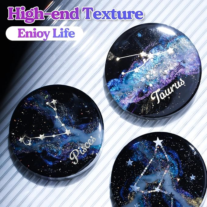 LET'S RESIN Extra Deep Resin Coaster Molds Silicone, 4 Inches Large 6 Cavity - Image 5