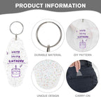 Yoption 50pcs Blank Motel Keychain Bulk - Image 4