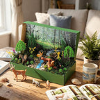 Teyva Daily 48 Pcs Forest Diorama Kit Habitat Project Box Set Forests Diorama - Image 5