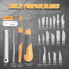 MulWark 41-Piece Precision Hobby Knife Set - Image 5