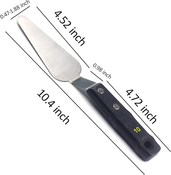 Large Painting Knife 5pcs by AebDerp Acrylic Paint Knife - Image 4