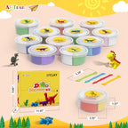 ARTPAR Air Dry Clay Kit, Dinosaur Modeling Magic Clay, Kids DIY Crafts Gifts | - Image 2