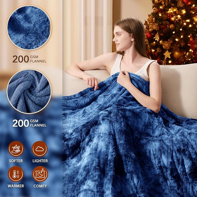 Homemate Electric Heated Blanket Full Size - Image 2