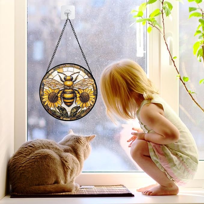 DASTOLL Stained Glass Window Hanging - Image 2