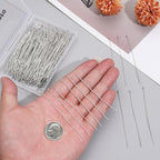 210 Pcs 70mm/2.76 Inch 21 Gauge Head Pins - Image 3