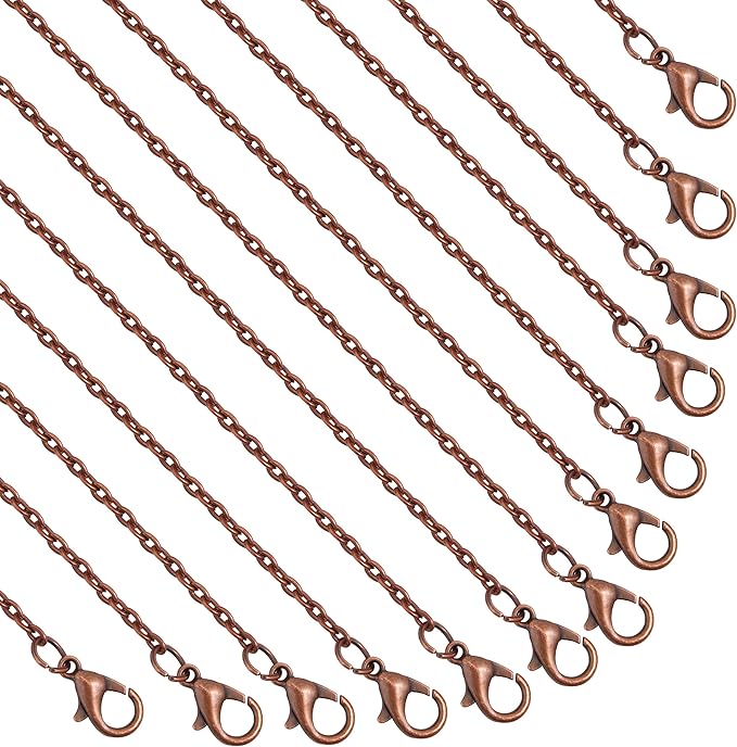 Lemonkey 24 Pack Necklace Chains Bulk by Lemonkey