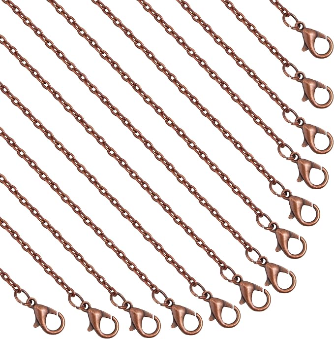 Lemonkey 24 Pack Necklace Chains Bulk by Lemonkey