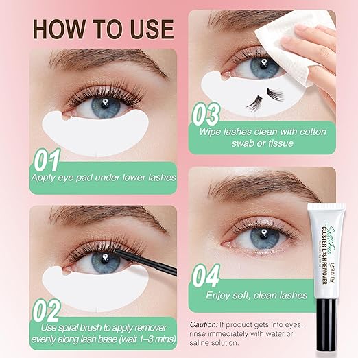 LASHVIEW Lash Cluster Glue & Remover Kit Super Strong Hold 4 Weeks+ - Image 7