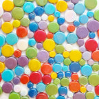 1.1 LB Round Glass Mosaic Tiles - Image 2