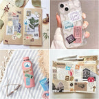 Prstincol 300 Pcs Vintage Travel Stickers Ticket Stickers - Image 3