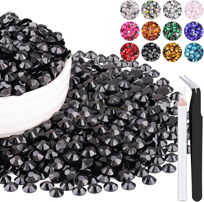 4000PCS 5mm Resin Rhinestones Bulk by BELLEBOOST