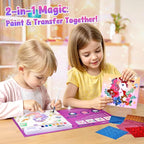 JoyCat Paint with Water Coloring Books & Shimmer Art | Princess Art & Craft - Image 8