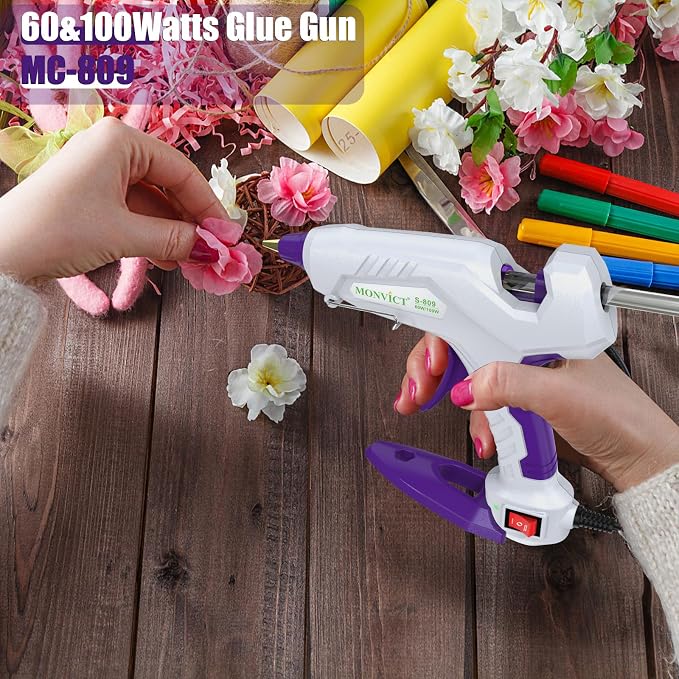 MONVICT 60 Pack Full Size Hot Glue Gun Sticks, Arts & Crafts - Image 5