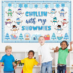 Winter Bulletin Board Decoration Set Christmas Snowman Classroom Decorations - Image 6