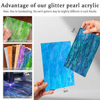 Pearl Glitter Cast Acrylic Sheet 1/8 Inch - Image 3