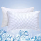 OSBED Adjustable Cooling Shredded Memory Foam Pillows King Size Set of 2 - Image 8