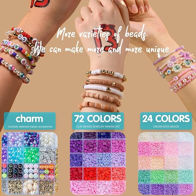 SJZWSD 6-Box Friendship Bracelet Making Kit - Image 2