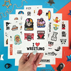 BulbaCraft 100Pcs Wrestling Stickers and Decals - Image 6