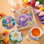EWJRNSF 8 PCS Diamond Art Coasters Kit - Image 6