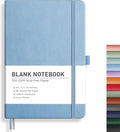 RETTACY Blank Journal Notebook, 192 Pages, A5 Medium Size | Leather Hardcover by RETTACY