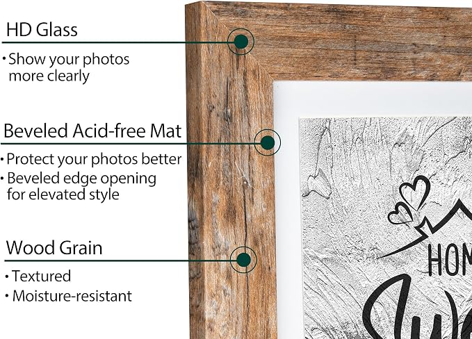 Califortree Rustic Brown 8x10 Picture Frame - Image 2