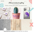 VViViD DECO65 Suede Purple Permanent Adhesive Craft Vinyl - Image 4