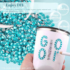 8000PCS 3mm Resin Rhinestones Bulk - Image 4