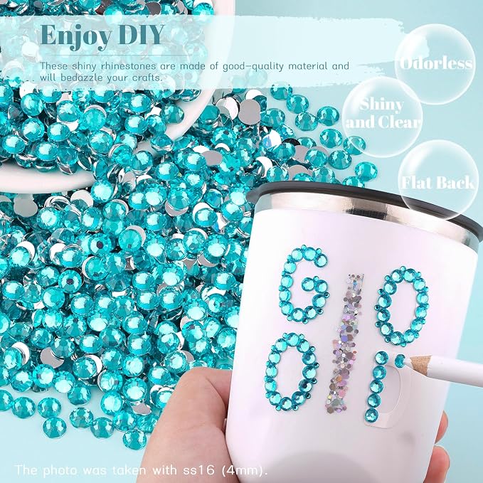 4000PCS 5mm Resin Rhinestones Bulk - Image 4