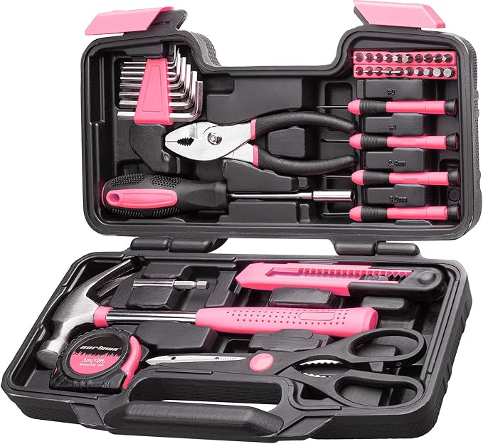 CARTMAN 39-Piece Household Tool Set, DIY projects, furniture setup, and daily by CARTMAN