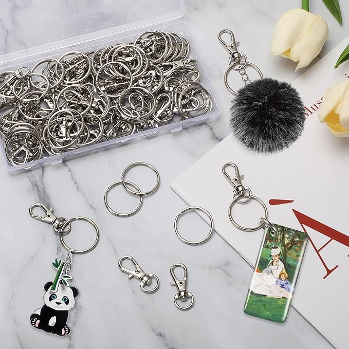 Bonison 50 PCS Keychain Making Kit - Image 7