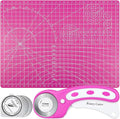 Rotary Cutter and Mat Set, Audab Self Healing Sewing Mats Shirt Cutter 45mm by Audab