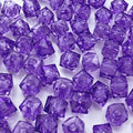 400pcs 8mm Acrylic Cube Faceted Beads Colorful Square Plastic Spacer Beads by LIMAOLLY