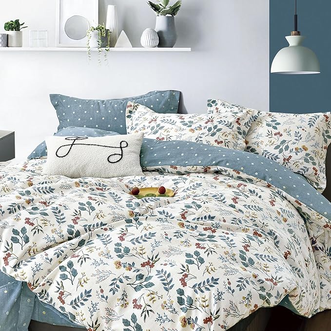 LEMIROE Botanical Cotton Comforter Twin Size by LEMIROEBEDDING