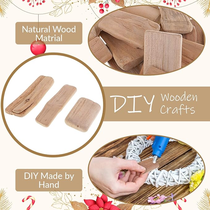 Harilla Natural Driftwood Craft, 250g/Bag Christmas Ornaments DIY Crafts - Image 4