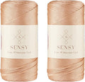 2 Pack of Sensy Premium 2mm 251 Yards Polyester Rope 100% Polypropylene Cord by SSENSY