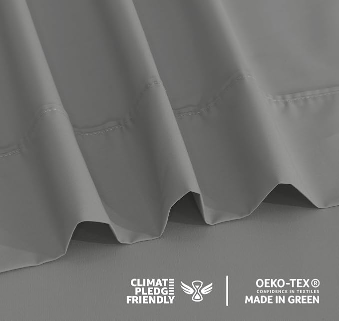 RUVANTI 100% Cotton Sheets – Queen Size Percale Bedding, Cooling & Breathable - Image 5