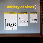 Post-it Super Sticky Easel Pad, 25 in x 30 in, 30 Sheets/Pad, 4 Pads/Pack - Image 9