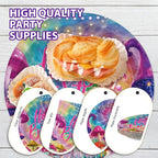 96Pcs Tie Dye Mushroom Birthday Party Decorations Tie Dye Plates and Napkins - Image 6