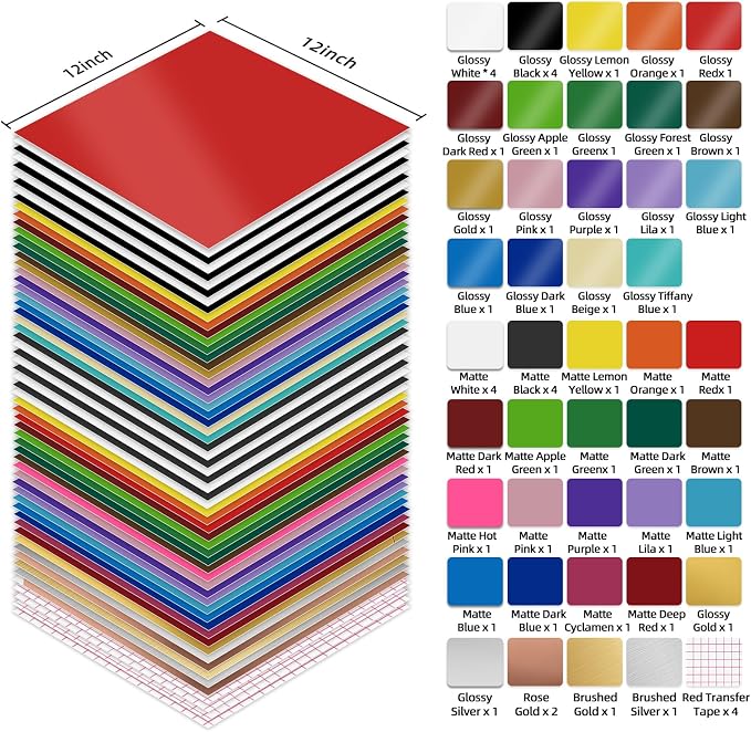 IModeur 60 Sheets of Permanent Vinyl - Image 2