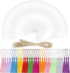 Acrylic Blank Bookmark, BetterJonny 30Pcs Clear Craft Book Markers by BetterJonny