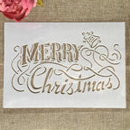 TIAMECH A4 Reusable Merry Christmas Stencil - Image 2