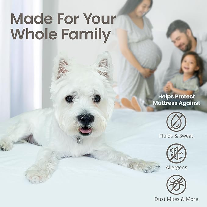 SafeRest Waterproof Mattress Protector Twin Size – Absorbent Breathable Soft - Image 4