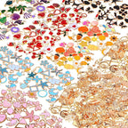 Acejoz 300Pcs Charms for Jewelry Making, Wholesale Bulk Assorted Gold-Plated by ProfessionalDIYArtSupplier